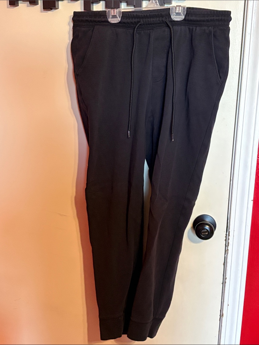 Apt. 9 Black Drawstring Jogger Pants